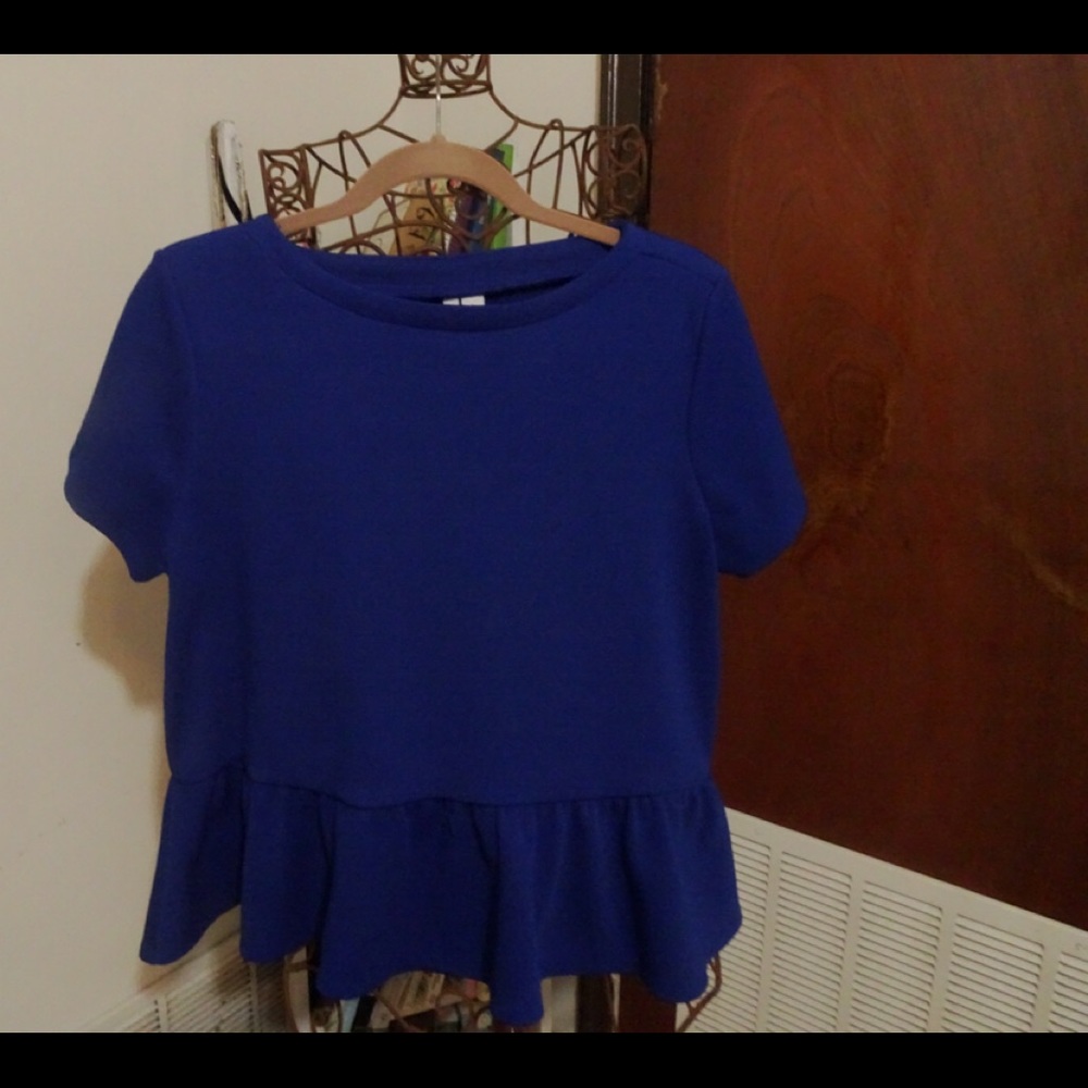 Elle Cobalt Blue Blouse